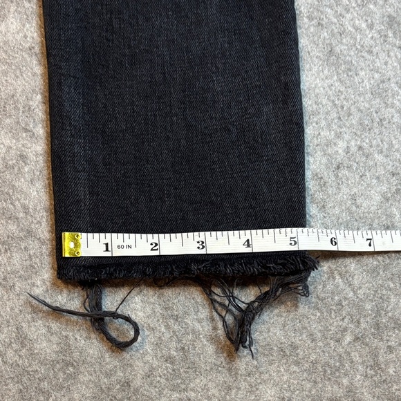 Denim Forum Yoko High Rise Slim Jeans Washed Black Size 26 👖🖤 - Picture 5 of 12
